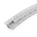 Type 101, Flexible Recessed LED Aluminum channel for Drywall(Plaster-In), 3Meters (118inches)