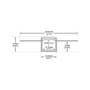 Type 101, Flexible Recessed LED Aluminum channel for Drywall(Plaster-In), 3Meters (118inches)