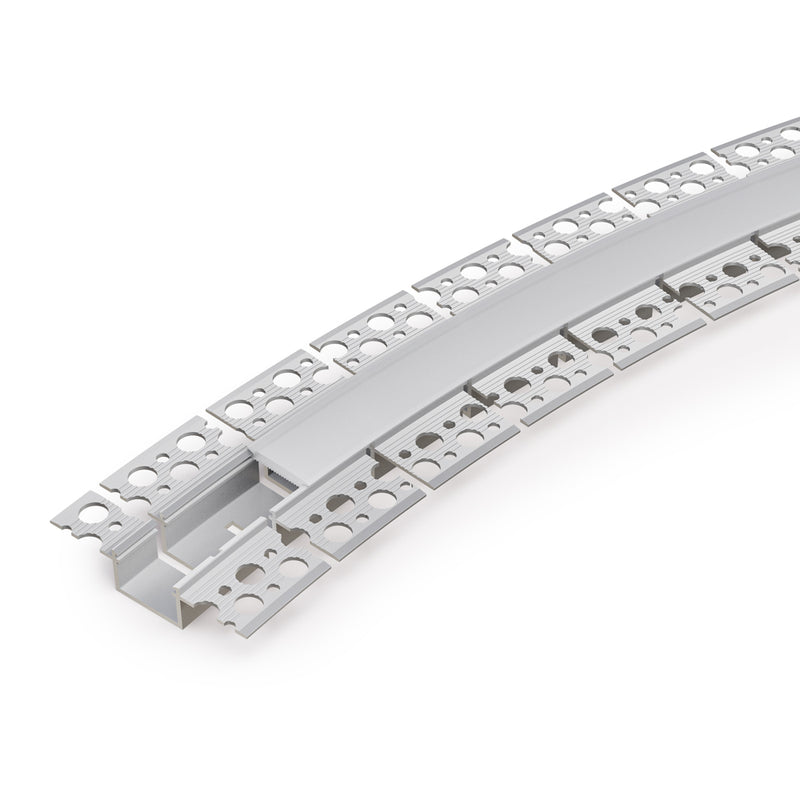 Type 102, Flexible Recessed LED Aluminum channel for Drywall(Plaster-In) VBD-CH-D12, 3Meters (118inches)