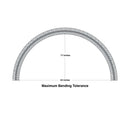 Type 102, Flexible Recessed LED Aluminum channel for Drywall(Plaster-In), 3Meters (118inches)