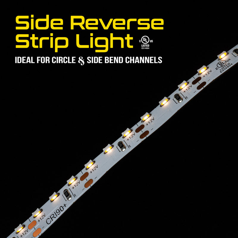 5M(16.4ft) Side emitting Indoor LED Strip Light 315, 12V 3(w/ft) 329-402(Lm/ft) 120(LEDs/m) 3K(Warm White), LIGHTSANDPARTS