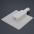 Track Live End Joiner with Cover White LW-TR02-W