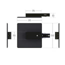 Track Live End Joiner with Cover Black LW-TR02-B