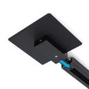 Track Live End Joiner with Cover Black LW-TR02-B