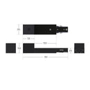 Track Live End Conduit Joiner Black LW-TR03-B