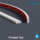 White Silicone Flexible LED Neon channel N1505-SF-W, per foot(30.5cm) SURFACE Mount