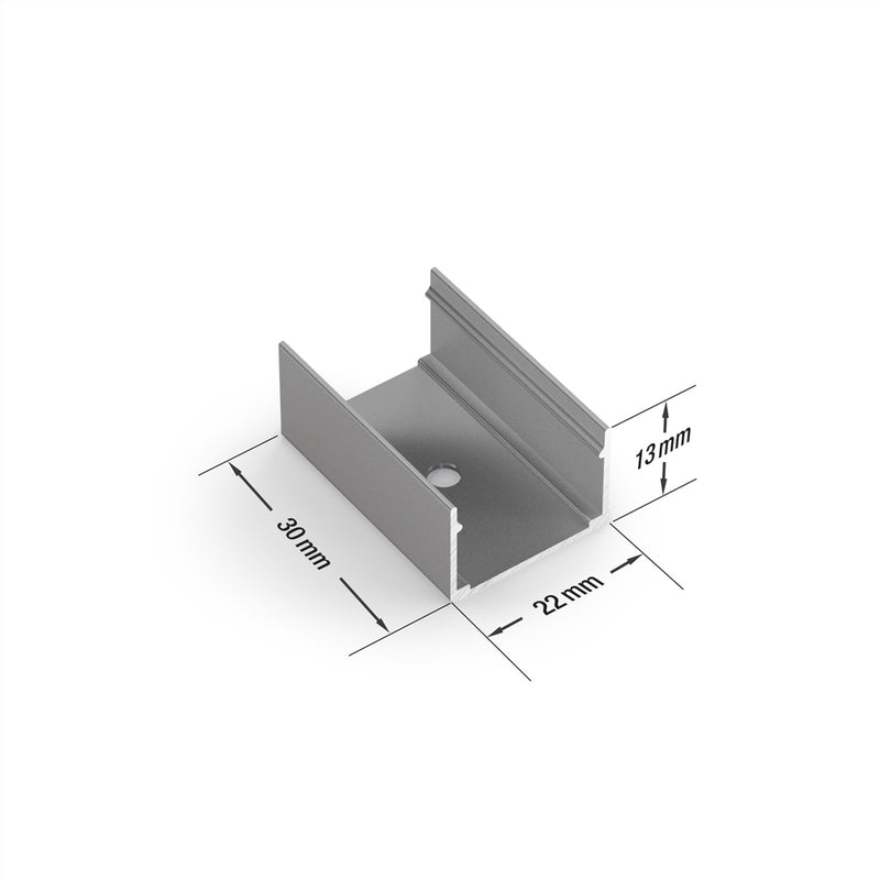 White Silicone Flexible LED Neon channel N2014-SF-W, per foot(30.5cm) SURFACE Mount