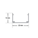 White Silicone Flexible LED Neon channel N2014-SF-W, per foot(30.5cm) SURFACE Mount