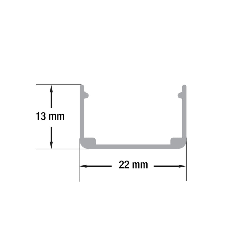 White Silicone Flexible LED Neon channel N2014-SF-W, per foot(30.5cm) SURFACE Mount