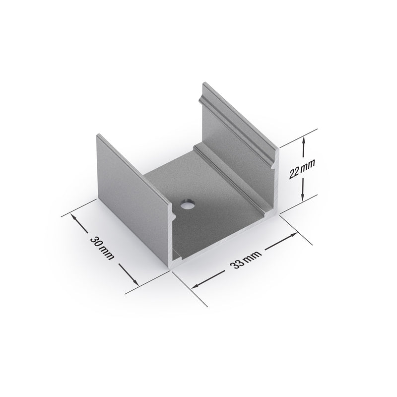 Neon LED Channel Mounting Clips CLN3020-MC