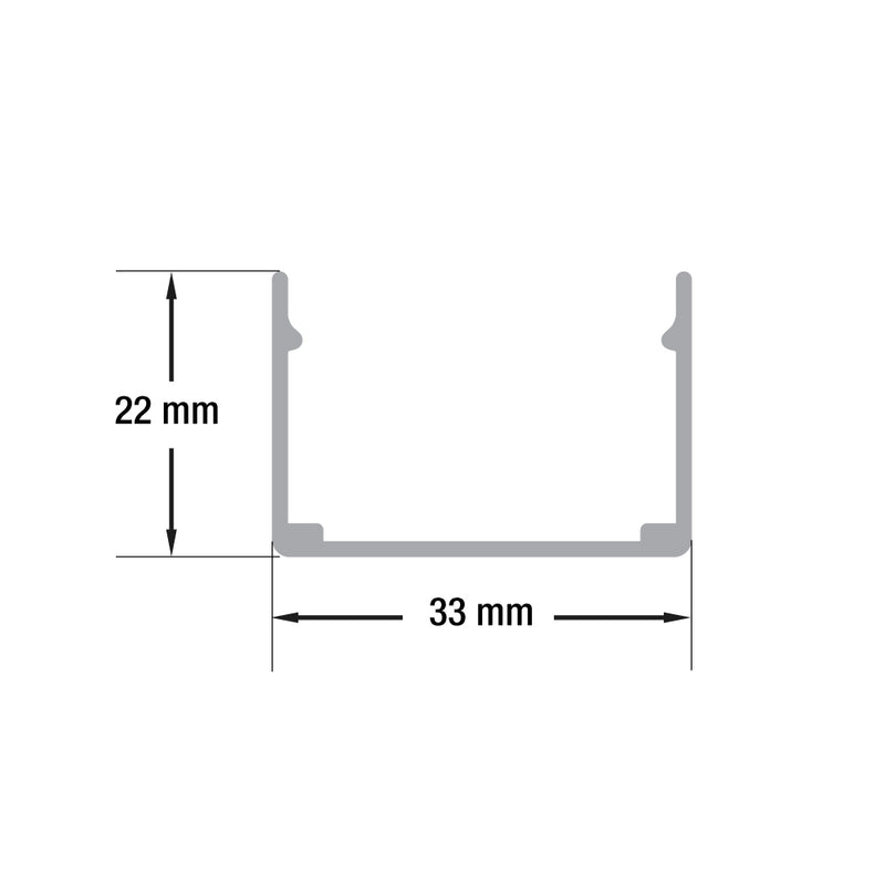 White Silicone Flexible LED Neon channel N3020-SF-W, per foot(30.5cm) SURFACE Mount