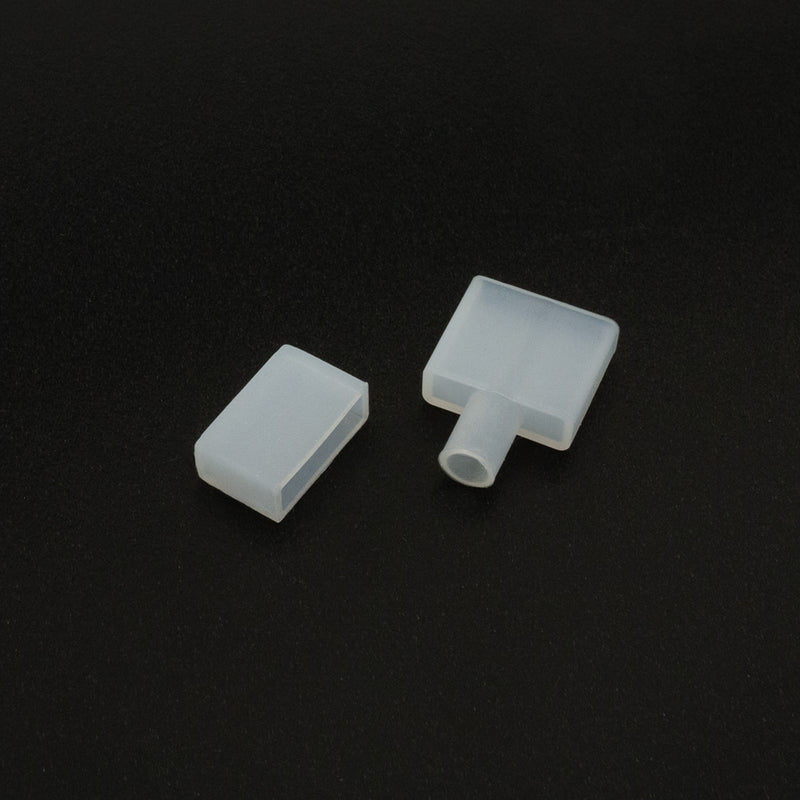 Neon LED Channel Endcaps ENS1505-W