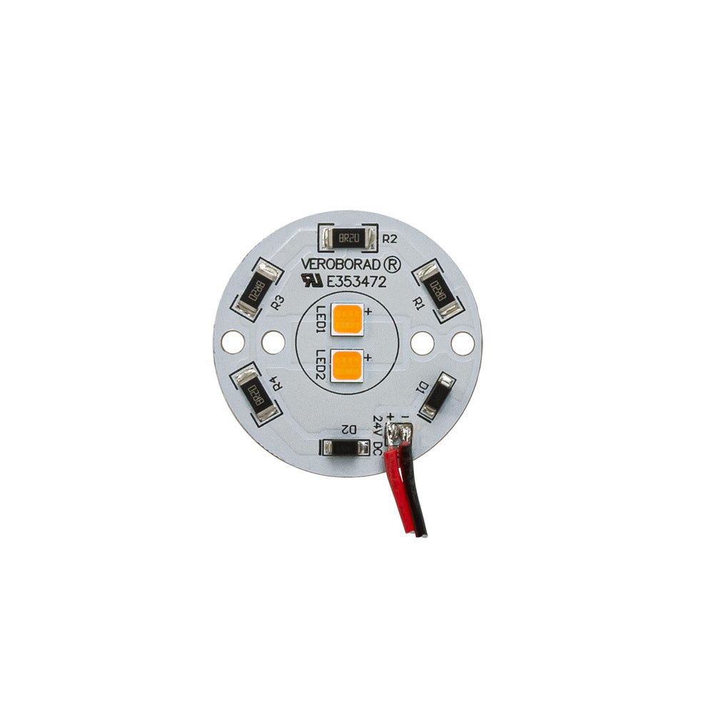 Smd Module Round 24V Flat Round PCB 2 SMD Dimmable Constant Voltage LED Module 5W 3000K