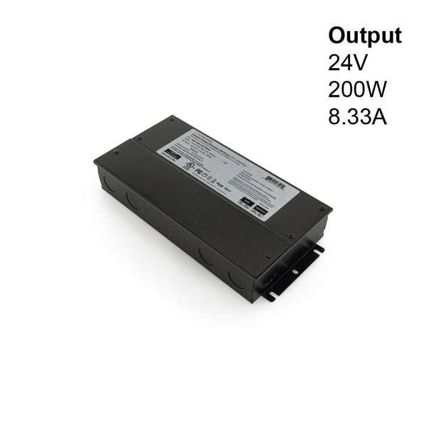 5in1 Dimming Triac/Phase/MLV/ELV/0-10V/Potentiometer/10V PWM, LED Driver 24V 200W