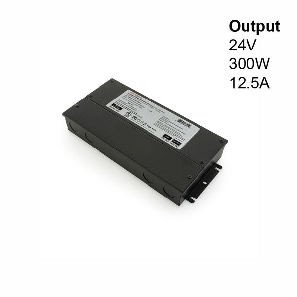 5in1 Dimming Triac/Phase/MLV/ELV/0-10V/Potentiometer/10V PWM, LED Driver 24V 300W
