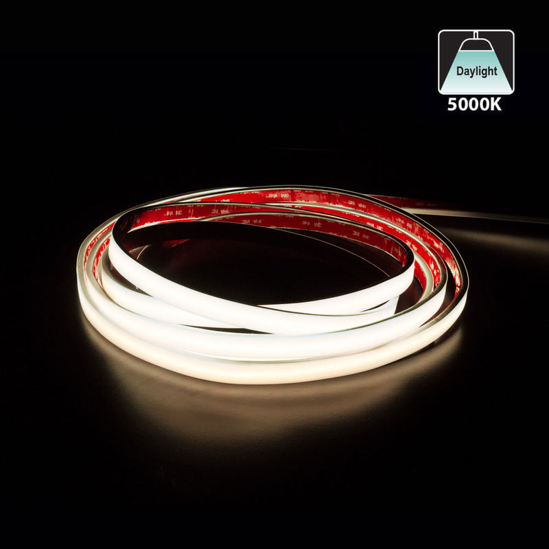 Custom cut Outdoor COB LED Strip Light, 24V 3(w/ft) 233(Lm/ft) CCT(2.7K, 3K, 3.5K, 4K, 5K) per foot