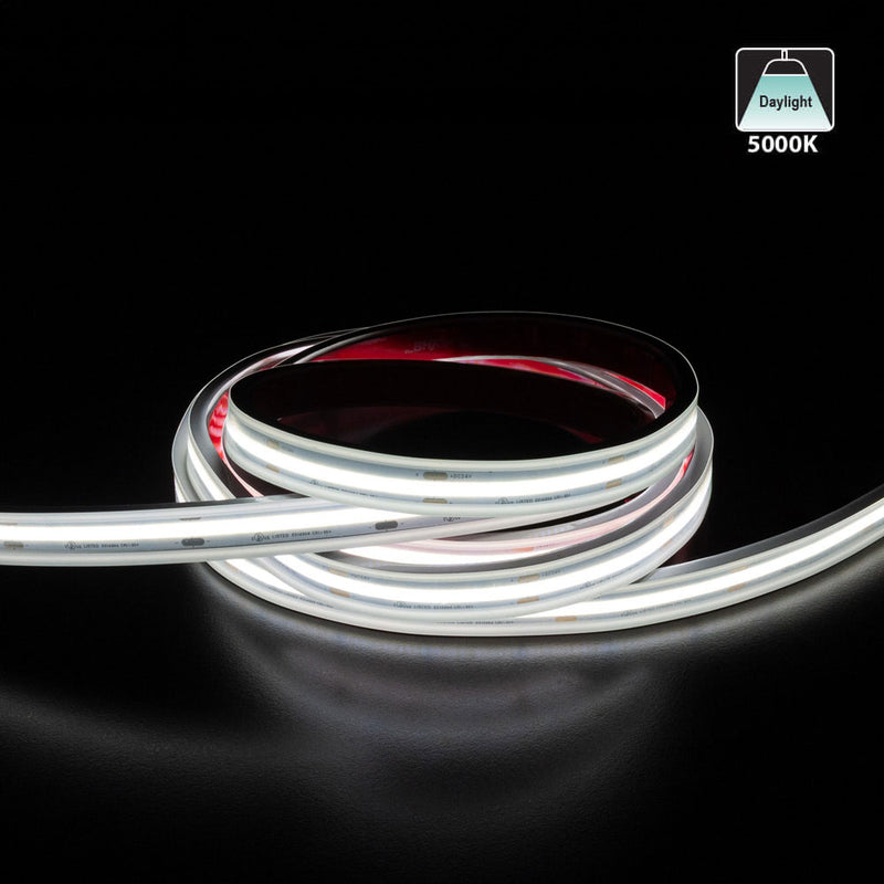 Custom cut Outdoor COB LED Strip Light, 24V 3(w/ft) 233(Lm/ft) CCT(2.7K, 3K, 3.5K, 4K, 5K) per foot