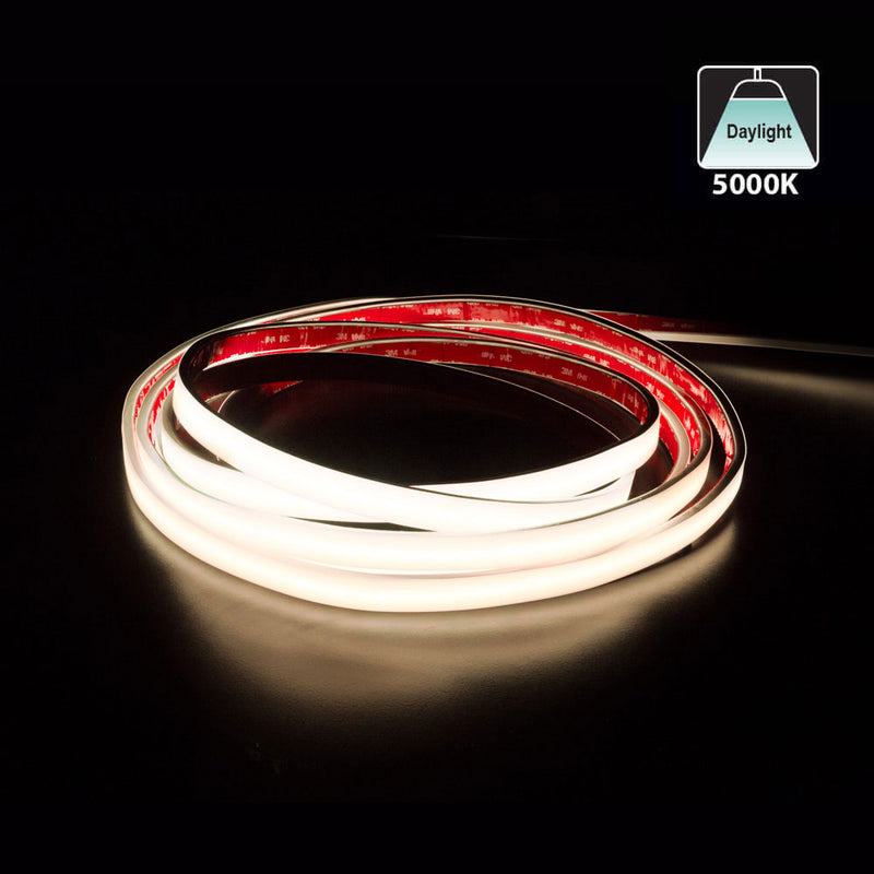 Custom cut Outdoor COB LED Strip Light, 24V 4.5(w/ft) 363(Lm/ft) CCT(2.7K, 3K, 3.5K, 4K, 5K) per foot