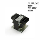 Step-Down Transformer 277V, 347V, 488V to 120V 100W
