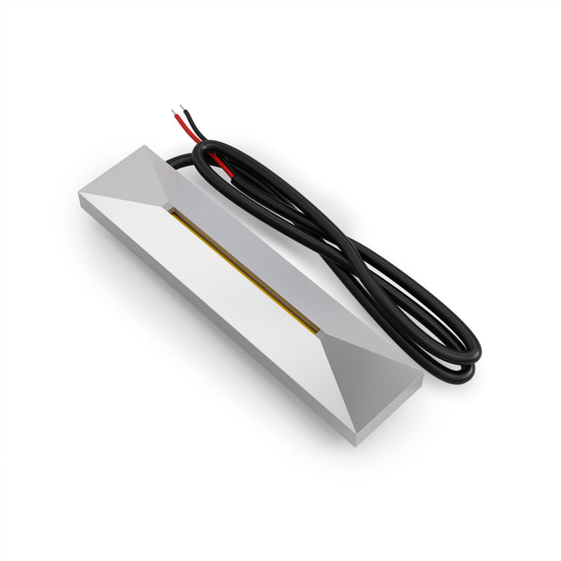 4 inch Linear Step Light 24V 0.6W CCT(2.7K, 3K, 3.5K, 4K, 5K) Silver Grey