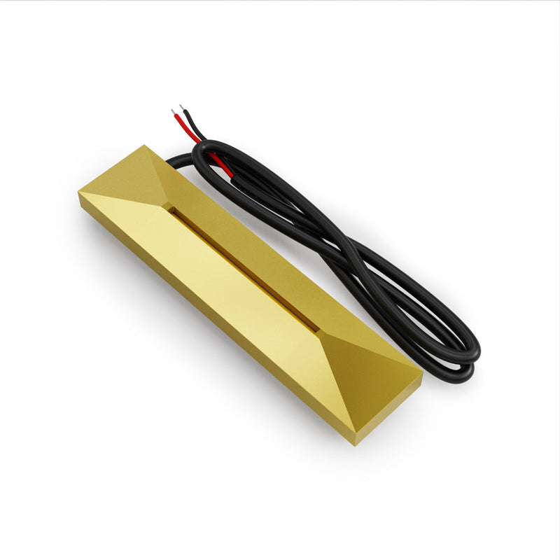 4 inch Linear Step Light 24V 0.6W CCT(2.7K, 3K, 3.5K, 4K, 5K) Gold