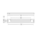 8 inch Linear Cabinet/ Shelf Light 24V 4.5W CCT(2.7K, 3K, 3.5K) Black