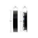 2R25-1224V-6CCT-Black Round Cabinet Light 12-24V 2.7W selectable6CCT