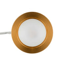 2R25-1224V-6CCT-Gold Round Cabinet Light 12-24V 2.7W selectable 6CCT