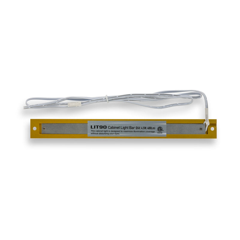8 inch Linear Cabinet/ Shelf Light 24V 4.5W CCT(2.7K, 3K, 3.5K) Gold