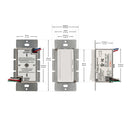 Single Gang Dimmer+Driver 2in1 96W 24V class2. Single pole/ 3Way