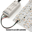 Flexible Addressable LED Backlight Sheet for behind Stone and Glass, 24V 100W RGB27