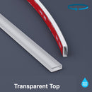 White Silicone Flexible LED Neon channel N1505-SF-C, per foot(30.5cm) SURFACE Mount