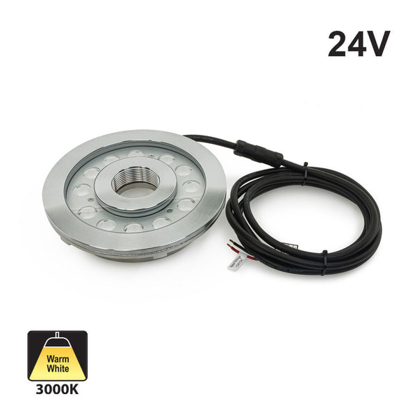 Submersible Spotlight (Underwater) 3000K 24V 28.8W, SUBF-24-24V-3K