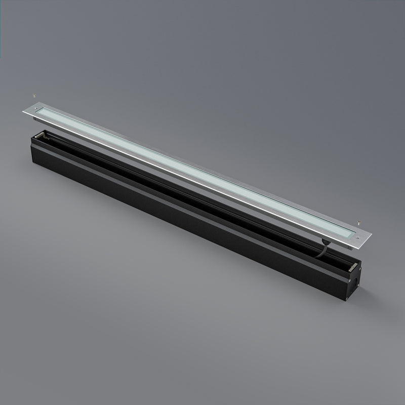 40-inch Outdoor Linear Recessed LED Inground Light 24V 26.5W 3000K, I-LIN-4F-30-24V-3K