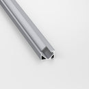 Type 105, 45-degree Linear Architectural Light Fixture Profile, 3Meters (118inches)