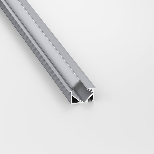 Type 105, 45-degree Linear Architectural Light Fixture Profile, 3Meters (118inches)
