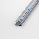 Type 105, 45-degree Linear Architectural Light Fixture Profile, 3Meters (118inches)
