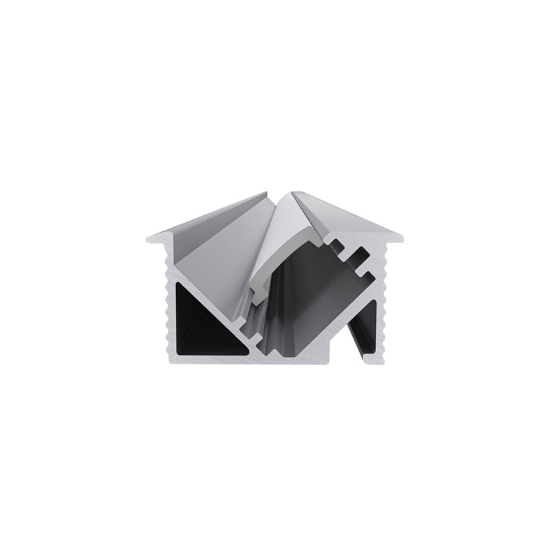 Type 105, 45-degree Linear Architectural Light Fixture Profile, 3Meter