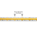 5M(16.4ft) COB Hybrid Adjustable color temperature CW&WW Indoor LED Strip Light, 24V 4.5(w/ft) 340(Lm/ft) 640(LEDs/m) CCT(2.7K-6K Adjustable)