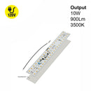 9 inch Linear ZEGA LED Module 120V 10W 3500K(Mid-Warm White), LIN 09-010W-935-120-S3-Z1A