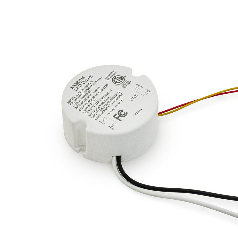 Constant Current Dimmable LED Driver 600mA 25-40V 25W max, L1AL-060024D-B