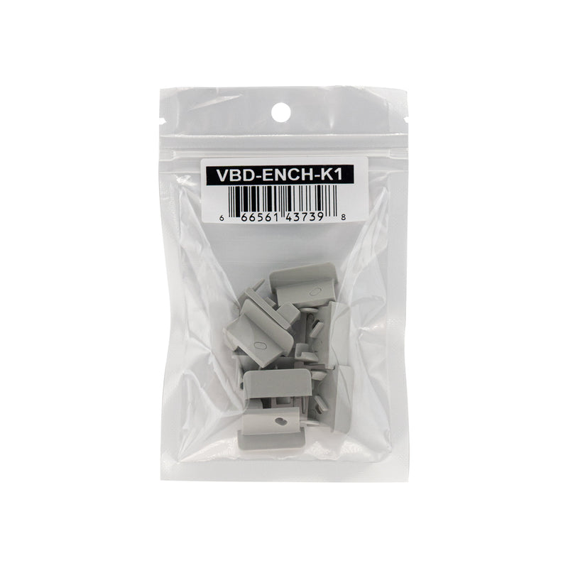 LED Channel Endcaps - Type 105 (4 Pairs)