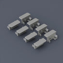 LED Channel Endcaps - Type 105 (4 Pairs)