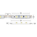 LED Backlighting for sign, 9218 110V 3 LEDs, 6500K (Pack of 100)