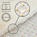 Flexible LED Backlighting Sheet for behind Stone and Glass, 24V 24W 3500K (Mid-Warm White)