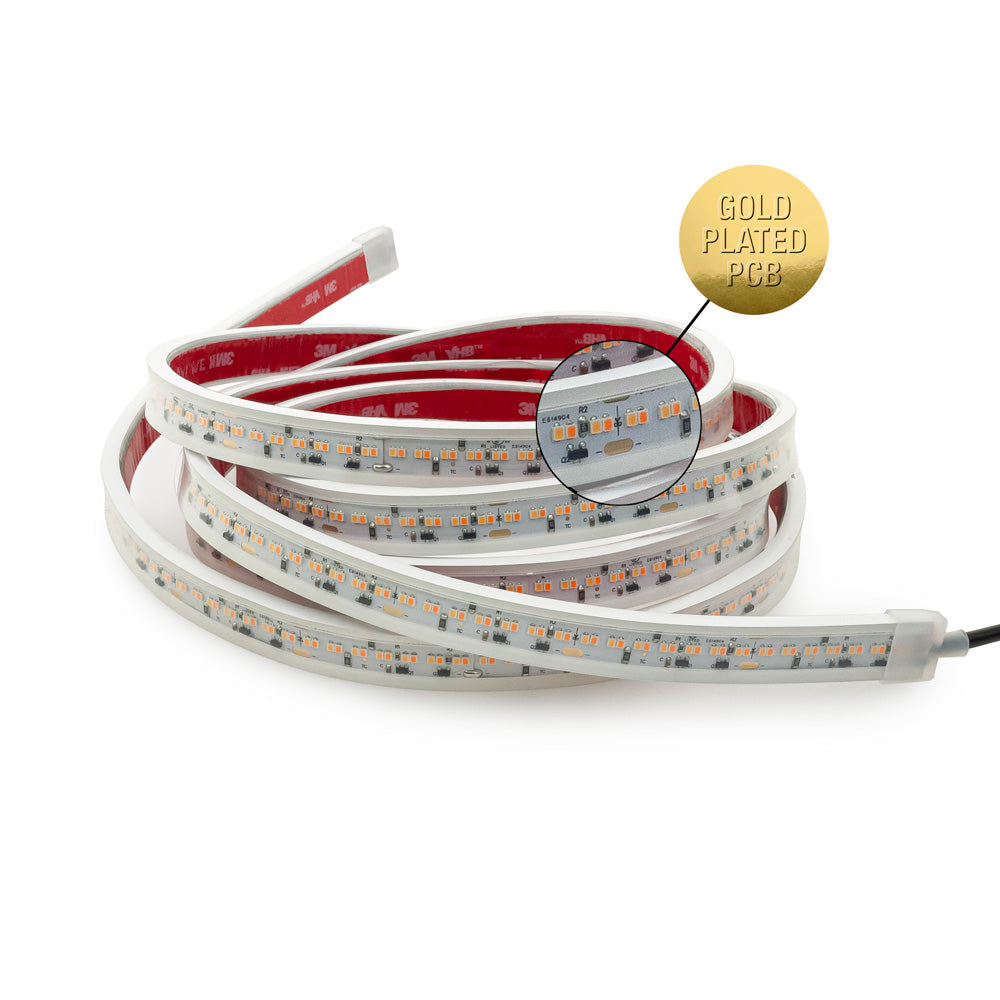 Dim Strip Frame Custom cut Outdoor Dim to Warm LED Strip - 24V 5(w/ft) 1018(Lm/ft)