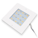 S50-12V-White Square Ultrathin Cabinet Light, 12V 5W CCT(2.4K, 2.7K, 3K, 3.5K, 4K, 5K)