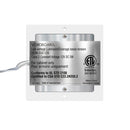 S50-12V-White Square Ultrathin Cabinet Light, 12V 5W CCT(2.4K, 2.7K, 3K, 3.5K, 4K, 5K)