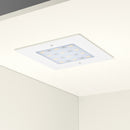 S50-12V-White Square Ultrathin Cabinet Light, 12V 5W CCT(2.4K, 2.7K, 3K, 3.5K, 4K, 5K)