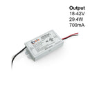 EVT-C33-0700-T-42V Constant Current Triac Dimming LED Driver, 700mA 18-42V 29.4W